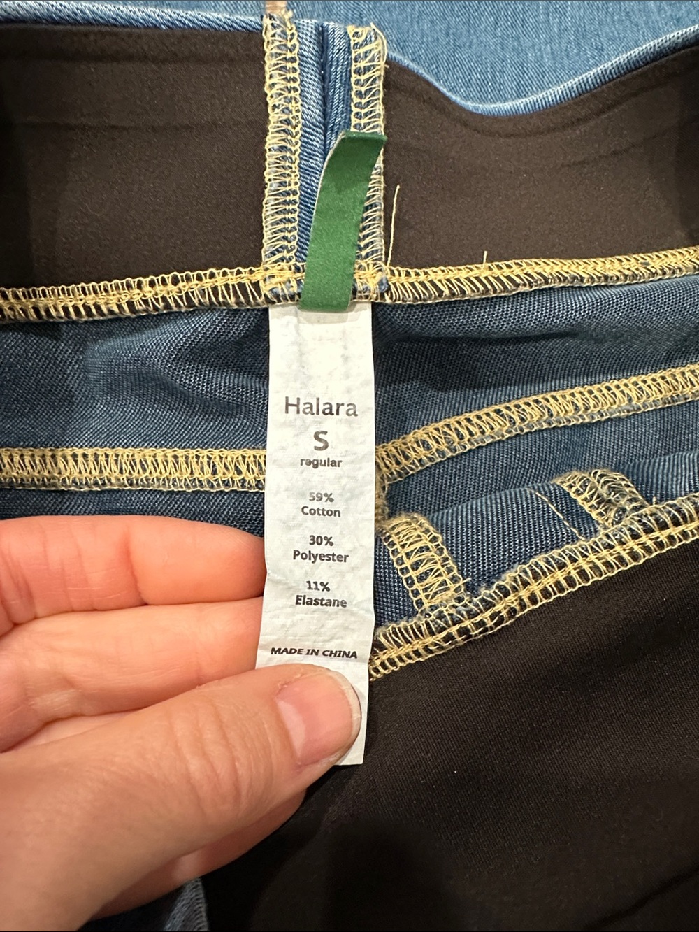 HALARA Blue Wide-Leg High-Rise Jeans - Picture 2 of 10